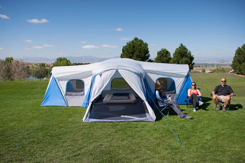 16-Person 3-Room Cabin Tent with 3 Entrances S896179