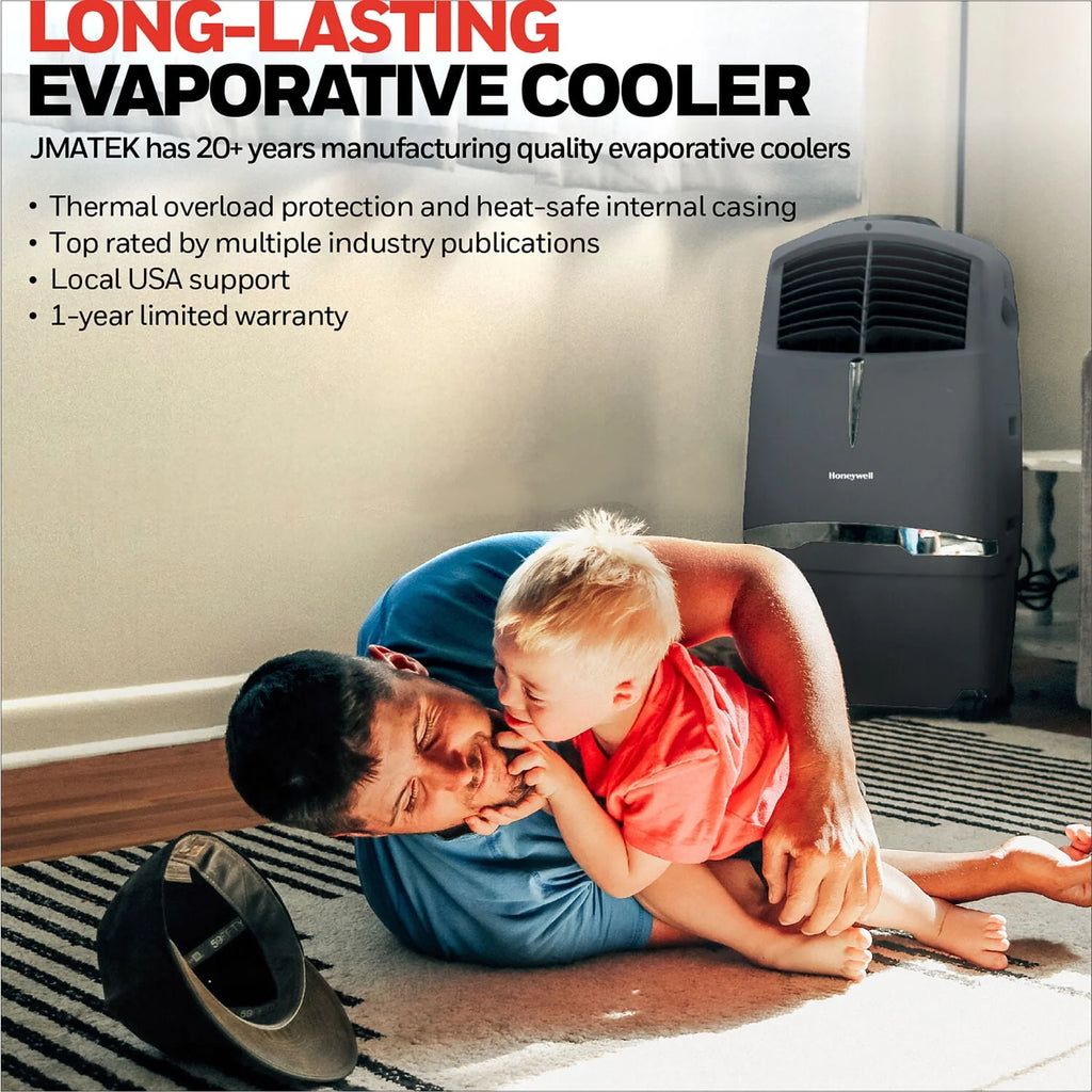 Gray Indoor Evaporative Air Cooler with Remote Control N138749