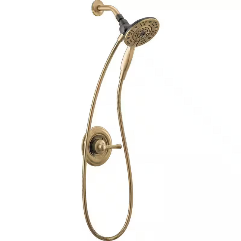 Single-Handle 4-Spray Shower Faucet in Champagne Bronze J2560