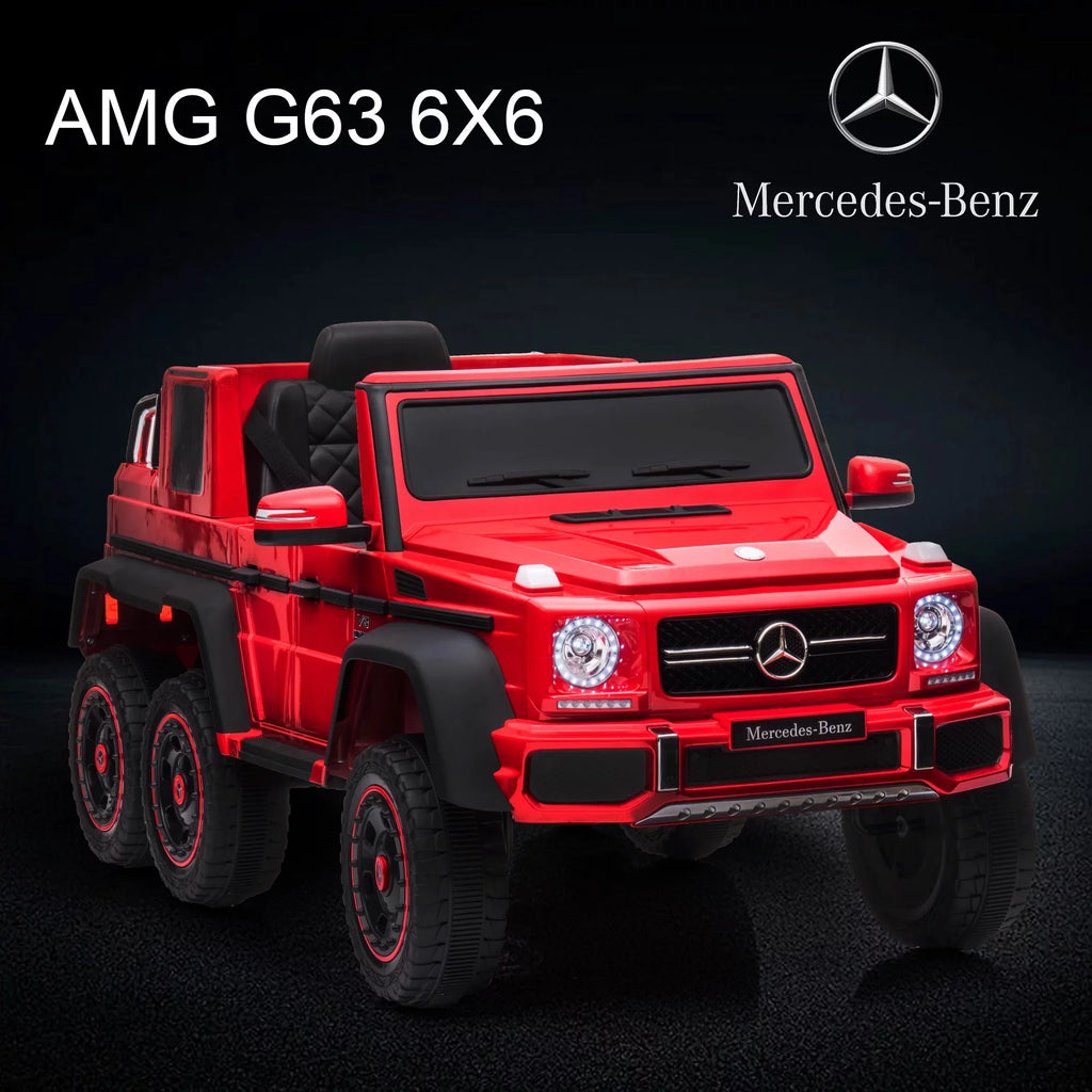 24V Powered Ride On Car with 6 Wheels, Remote Control, MP3 Player, Red C864