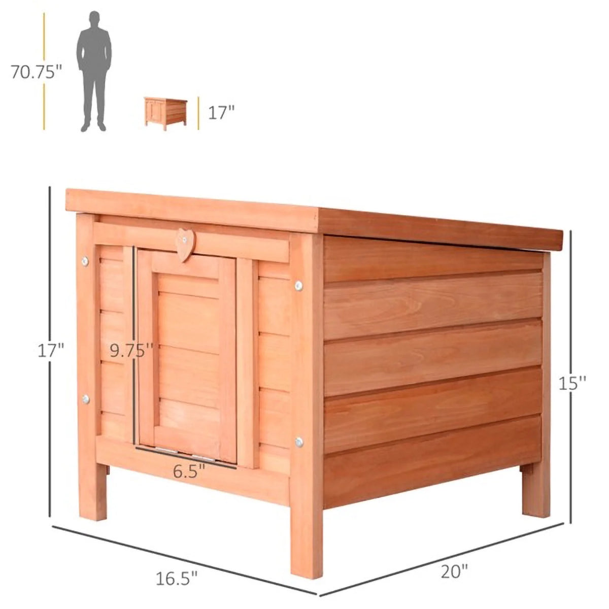 Wooden Dog Crate Furniture M4339