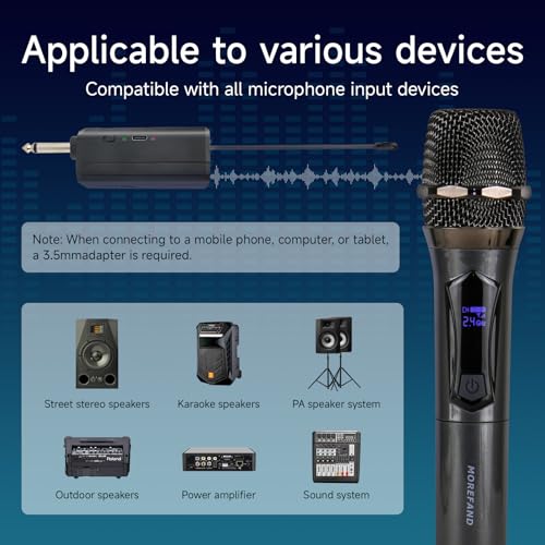Wireless Karaoke Microphone Rechargeable Handheld D671