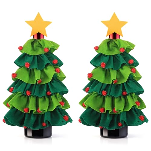 Christmas Tree Wine Bottle Cover Bags V4948