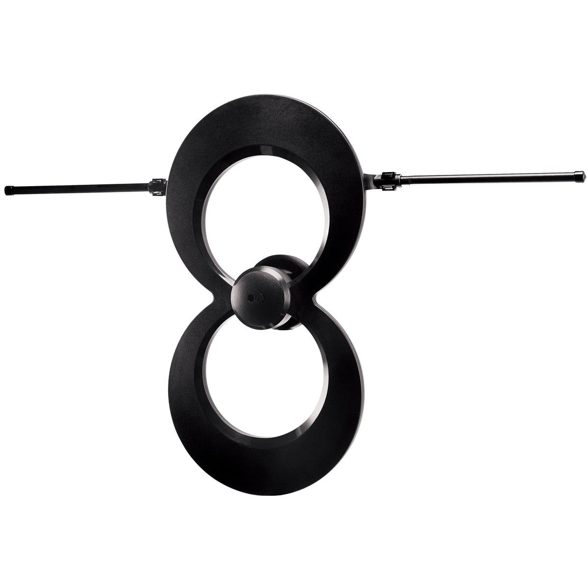 Indoor Outdoor HDTV Antenna, UHF VHF, Multi-Directional, 60+ Mile Range, Black I15346