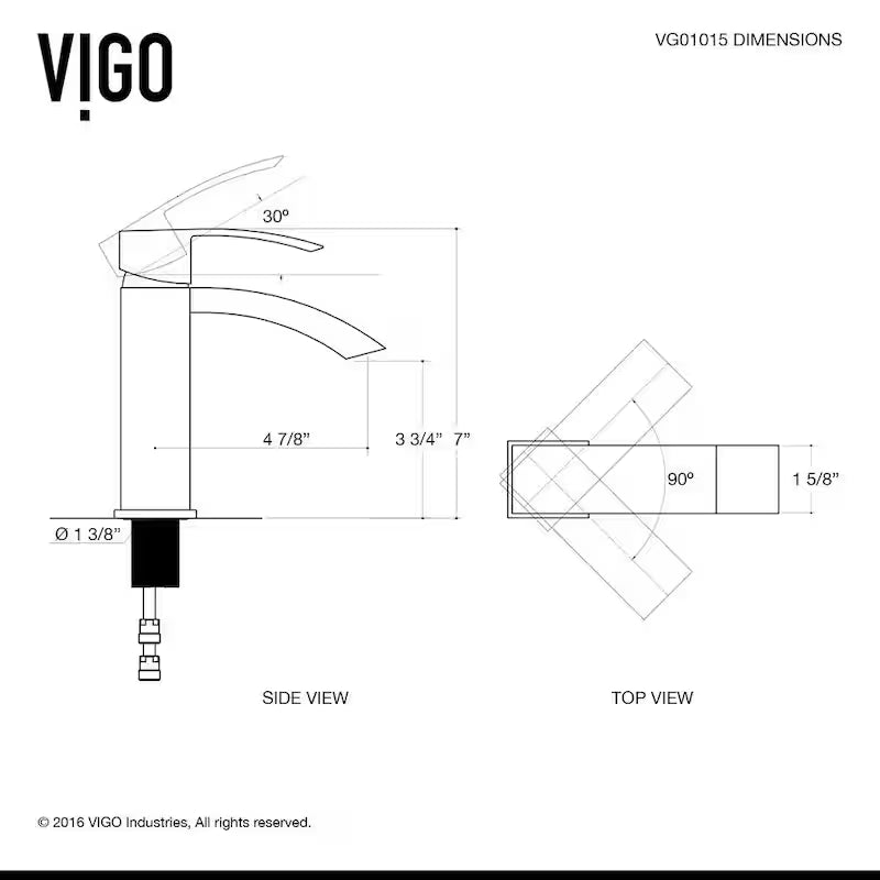 Single Handle Bathroom Faucet Matte Black K59123