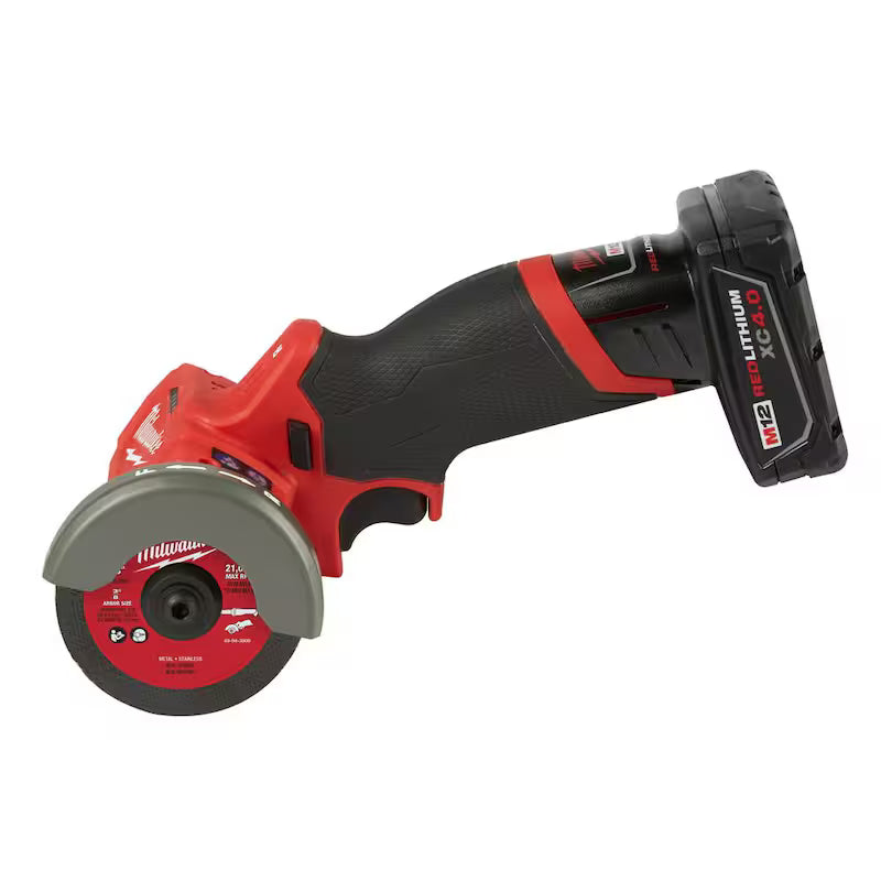 12V Lithium-Ion Brushless Cordless Cut Off Saw Kit & 3/8 in. Ratchet I441