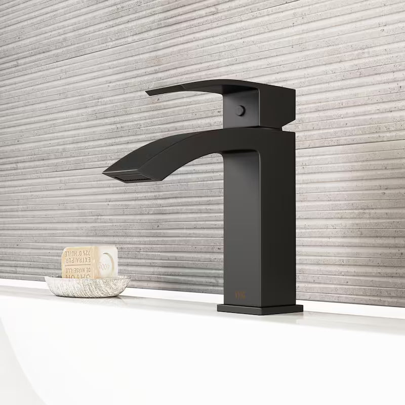 Single Handle Bathroom Faucet Matte Black K59123