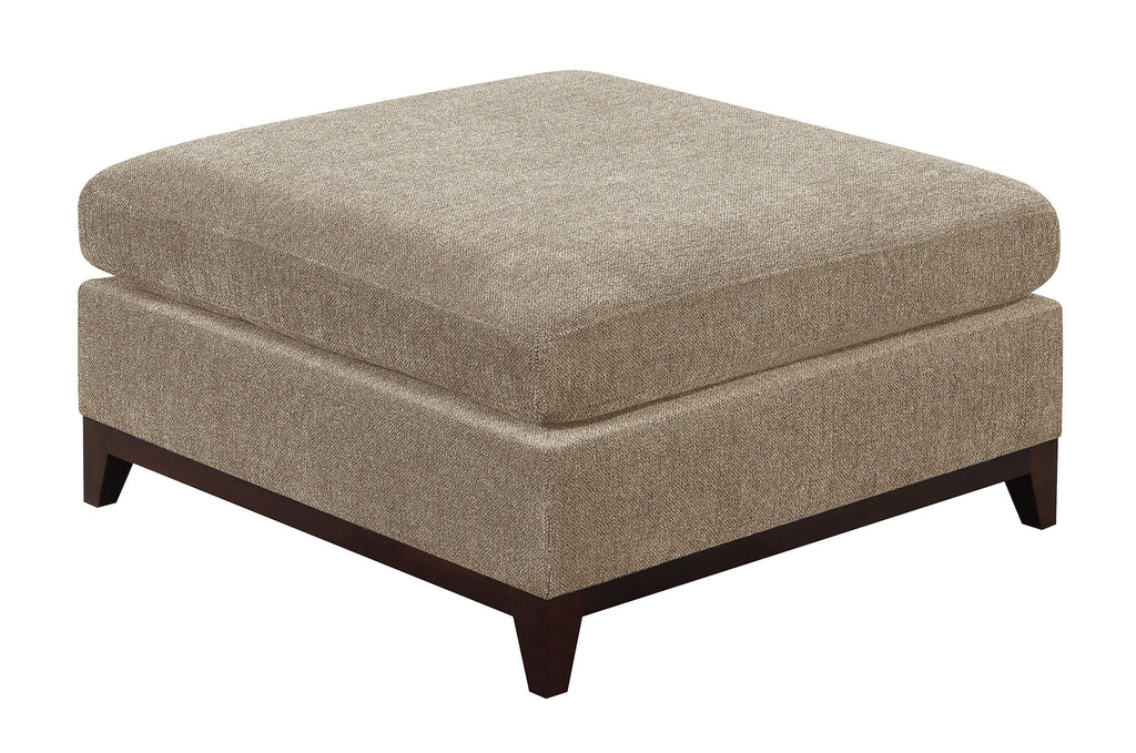 Chenille Camel L-Sectional Sofa Set 6pcs M1488
