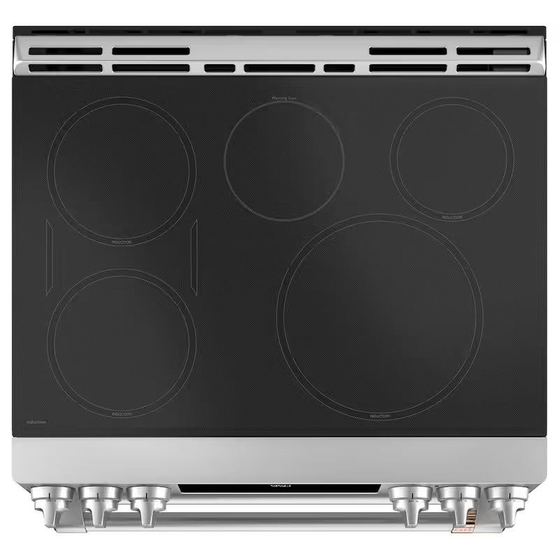 6.7 cu. ft. Smart Slide-In Double Oven Induction Range with Convection in Stainless Steel W923854
