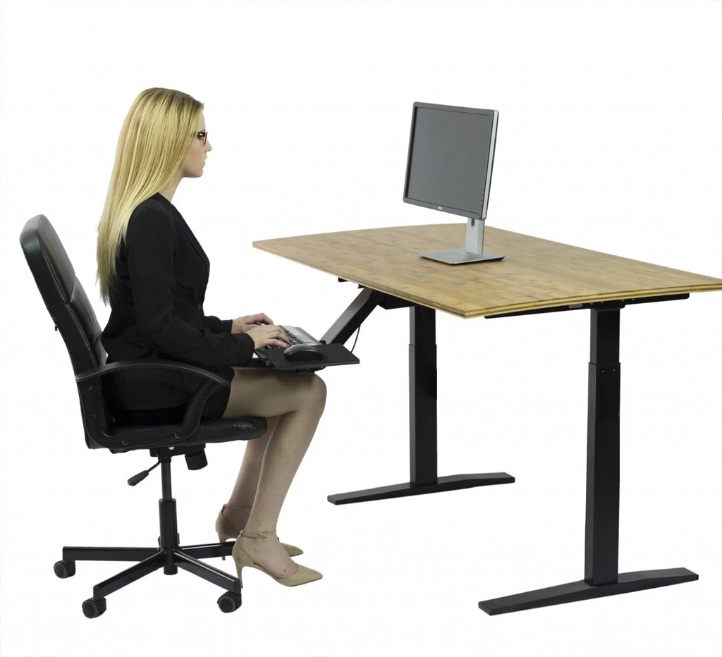 Natural Bamboo Dual Motor Adjustable Computer Desk G919