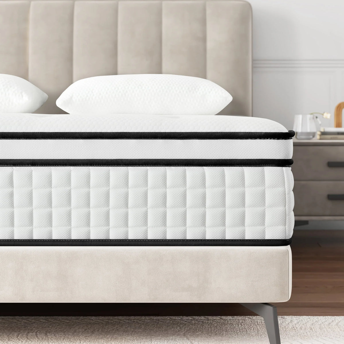 Queen 12 Hybrid Innerspring Gel Memory Foam Mattress Y42558
