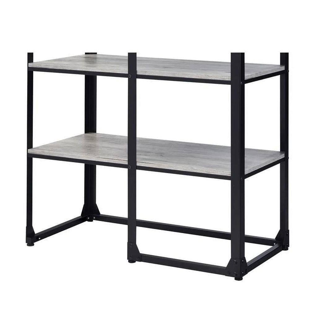 Industrial Metal 4-Shelf Bookcase N3358