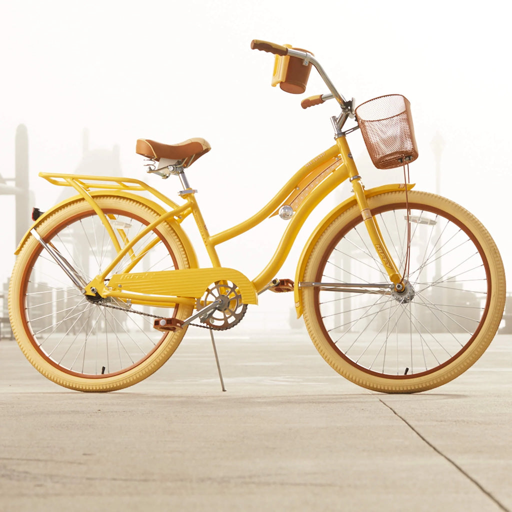 Yellow 26 Inch Cruiser Bike V80300