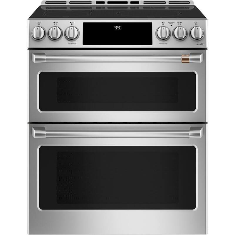 6.7 cu. ft. Smart Slide-In Double Oven Induction Range with Convection in Stainless Steel W923854
