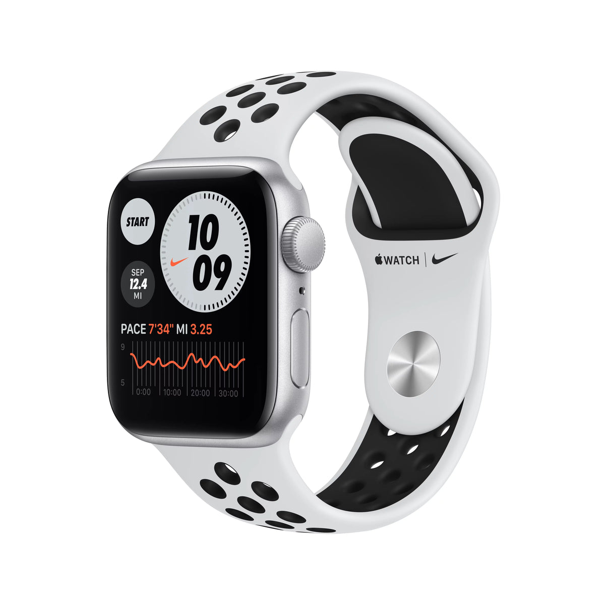 Silver 40mm Aluminum Case Smartwatch I843