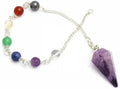 Natural Amethyst Crystal Pendulum A957269