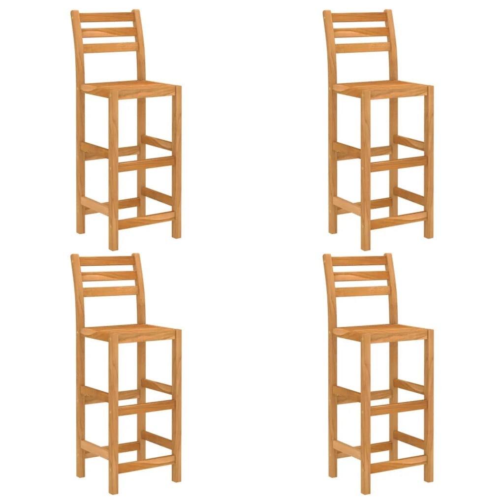 5 Piece Acacia Wood Patio Bar Set O952