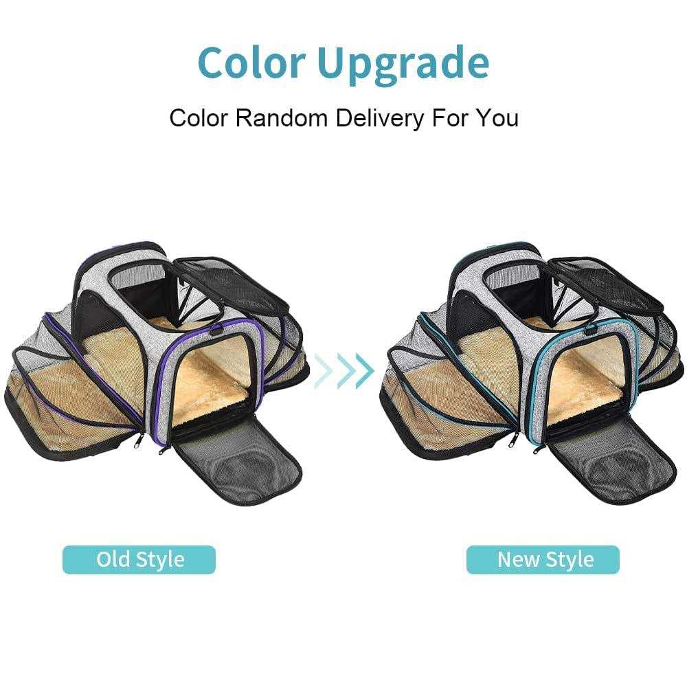 Airline Approved Expandable Foldable Soft-Sided Pet Carrier Q77822