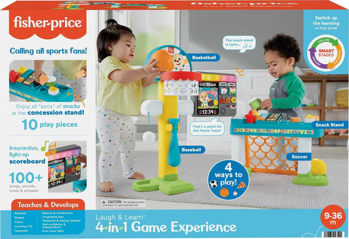 4-in-1 Sports Activity Center Toddler Learning Toy I844980